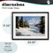 Stupell Industries Way Up North Landscape Framed Print Under Glass, design by Petal Prints Design